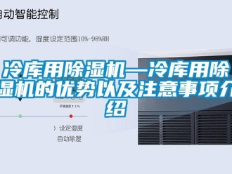 行业新闻冷库用除湿机—冷库用除湿机的优势以及注意事项介绍