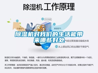 行业新闻除湿机对我们的生活能带来哪些好处