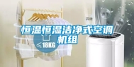 恒温恒湿洁净式空调机组