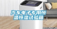 汽车电子专用恒温恒湿试验箱