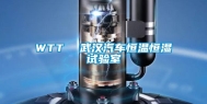 WTT  武汉汽车恒温恒湿试验室