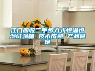 知识百科江门回收二手步入式恒温恒湿试验箱 技术成熟 产品稳定