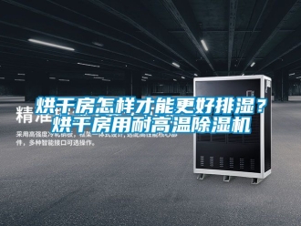 行业新闻烘干房怎样才能更好排湿？烘干房用耐高温除湿机