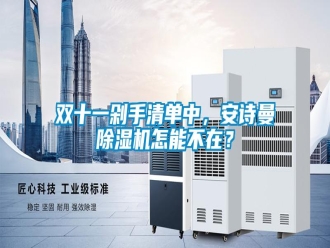 企业新闻双十一剁手清单中，安诗曼除湿机怎能不在？