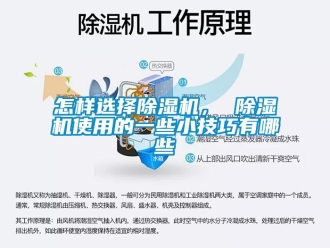 行业新闻怎样选择除湿机， 除湿机使用的一些小技巧有哪些