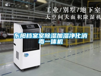 行业新闻东阳档案室除湿加湿净化消毒一体机