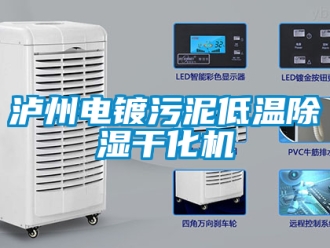 行业新闻泸州电镀污泥低温除湿干化机