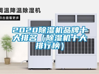 企业新闻2020除湿机品牌十大排名（除湿机十大排行榜）