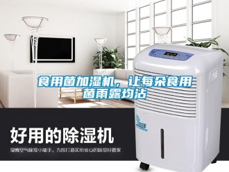 知识百科食用菌加湿机，让每朵食用菌雨露均沾
