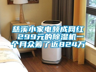 行业新闻慈溪小家电频成网红 299元的除湿机一个月众筹了近824万