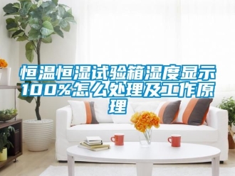 知识百科恒温恒湿试验箱湿度显示100%怎么处理及工作原理