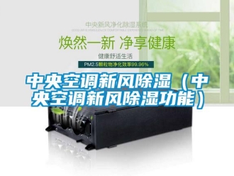 企业新闻中央空调新风除湿（中央空调新风除湿功能）