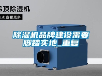 企业新闻除湿机品牌建设需要脚踏实地_重复