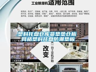 企业新闻.塑料托盘仓库货垫垫仓板 网格塑料托盘防潮垫板