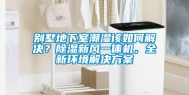 别墅地下室潮湿该如何解决？除湿新风一体机，全新环境解决方案