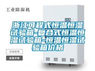 知识百科浙江可程式恒温恒湿试验箱-复合式恒温恒湿试验箱-恒温恒湿试验箱价格