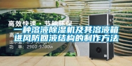 一种溶液除湿机及其溶液箱进风防回液结构的制作方法