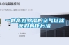 一种高效除湿的空气过滤器的制作方法
