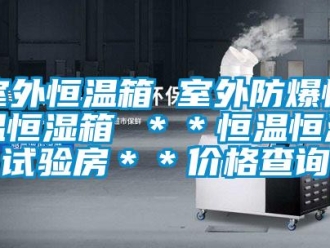 知识百科室外恒温箱 室外防爆恒温恒湿箱 ＊＊恒温恒湿试验房＊＊价格查询