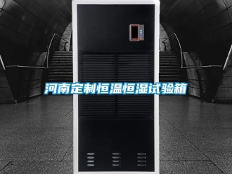 知识百科河南定制恒温恒湿试验箱