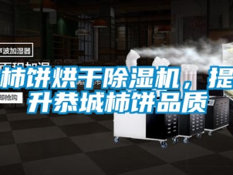 行业新闻柿饼烘干除湿机，提升恭城柿饼品质