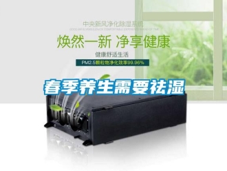 企业新闻春季养生需要祛湿