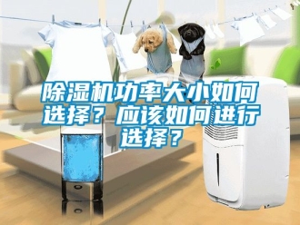 行业新闻除湿机功率大小如何选择？应该如何进行选择？