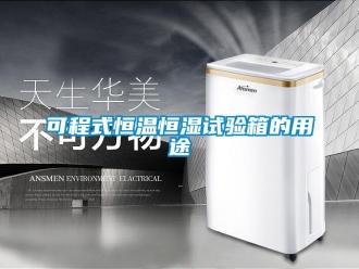 知识百科可程式恒温恒湿试验箱的用途