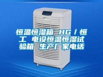 知识百科恒温恒湿箱 HG／恒工 电设恒温恒湿试验箱 生产厂家电话