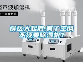 行业新闻误区大起底,有了空调不须要除湿机？