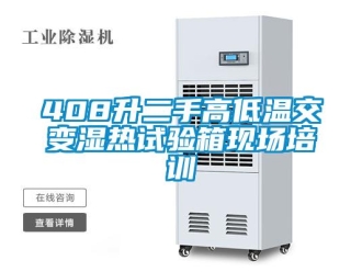 常见问题408升二手高低温交变湿热试验箱现场培训