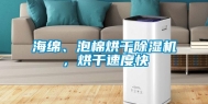 海绵、泡棉烘干除湿机，烘干速度快