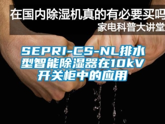 企业新闻SEPRI-CS-NL排水型智能除湿器在10kV开关柜中的应用