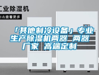企业新闻「其他制冷设备」专业生产除湿机两器 两器厂家 高端定制