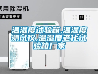 企业新闻温湿度试验箱,温湿度测试仪,温湿度老化试验箱厂家