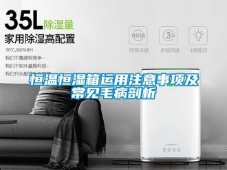 知识百科恒温恒湿箱运用注意事项及常见毛病剖析
