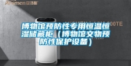 博物馆预防性专用恒温恒湿储藏柜（博物馆文物预防性保护设备）