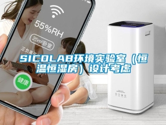 常见问题SICOLAB环境实验室（恒温恒湿房）设计考虑