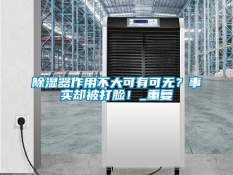 行业新闻除湿器作用不大可有可无？事实却被打脸！_重复