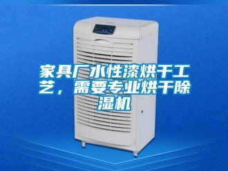 行业新闻家具厂水性漆烘干工艺，需要专业烘干除湿机
