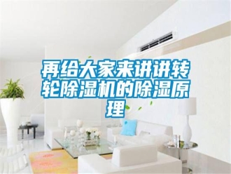 知识百科再给大家来讲讲转轮除湿机的除湿原理