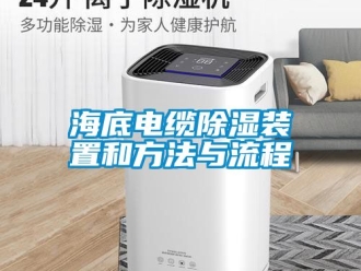 行业新闻海底电缆除湿装置和方法与流程