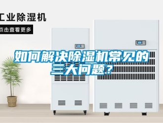 常见问题如何解决除湿机常见的三大问题？