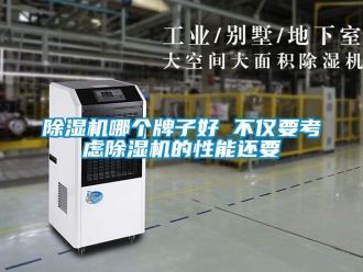 行业新闻除湿机哪个牌子好 不仅要考虑除湿机的性能还要
