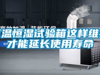 知识百科恒温恒湿试验箱这样维护才能延长使用寿命