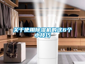 行业新闻关于使用除湿机的这6个小技巧