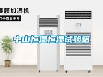 知识百科中山恒温恒湿试验箱