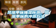 凤凰单枞抽湿杯泡，凤凰单枞的冲泡方法