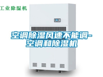 行业新闻空调除湿风速不能调-空调和除湿机