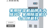 家用除湿机品牌十大排名？家用除湿机什么品牌最好